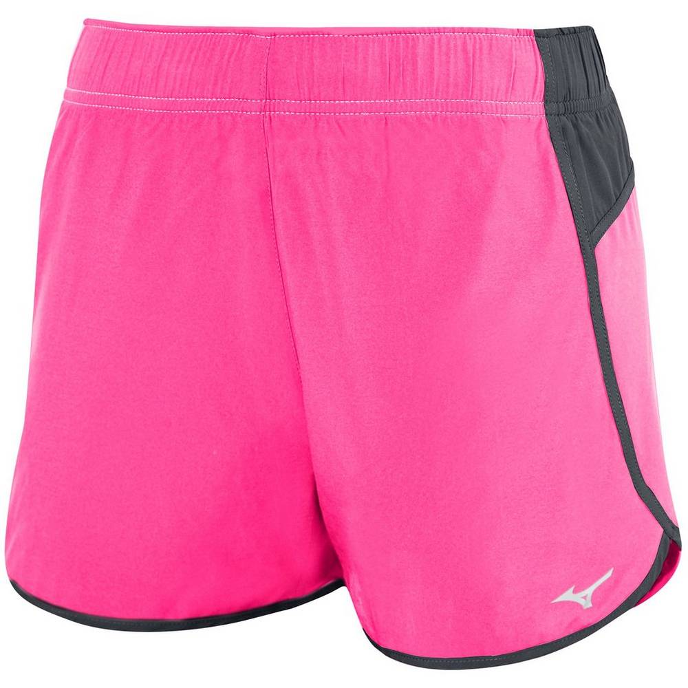 Pantaloncini Mizuno Pallavolo Atlanta Cover Up Donna - Rosa/Grigie - 54710-MJOP